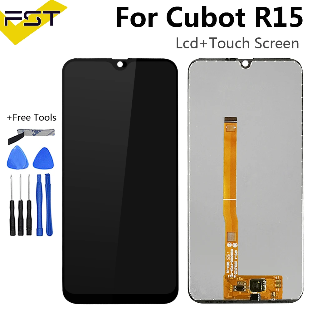 6 26 original for cubot r15 lcd display and touch screen digitizer mobile phone lcd sensor for cubot r15 pro lcd sensor free global shipping