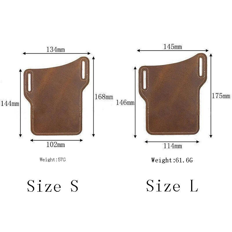 

Upgrade New Men Leather Vintage Pack Waist Bag Belt Clip Phone Holster Travel Hiking Cell Mobile Phone Case Belt Pouch Purse