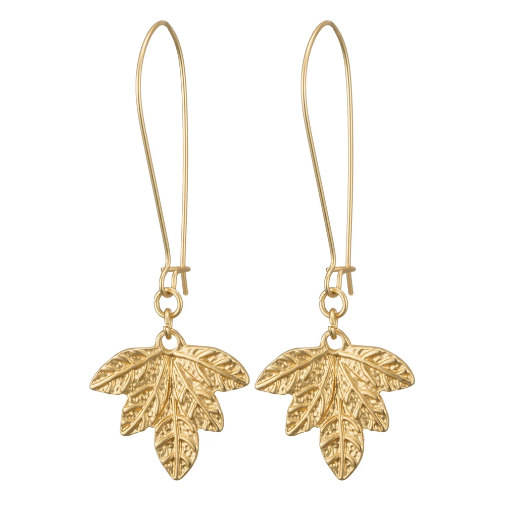 Женские серьги с подвесками круглой формы в форме листьев и Луны романтичные