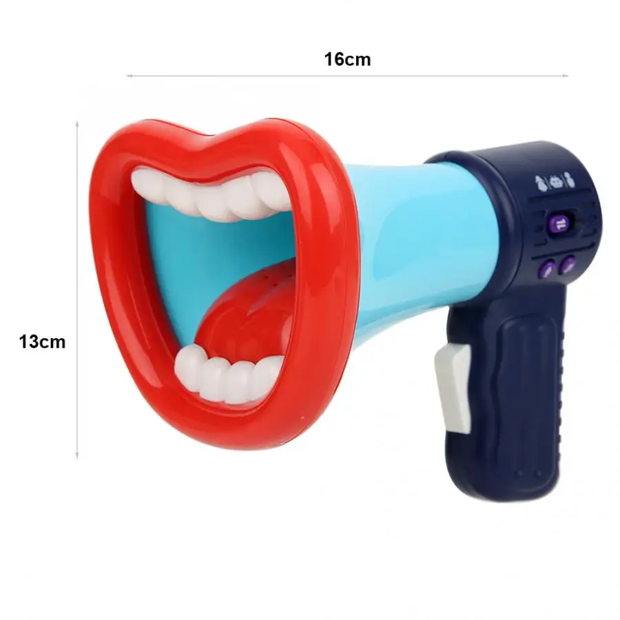 Мини ручной Рог детские забавные преобразователь голоса громкоговоритель