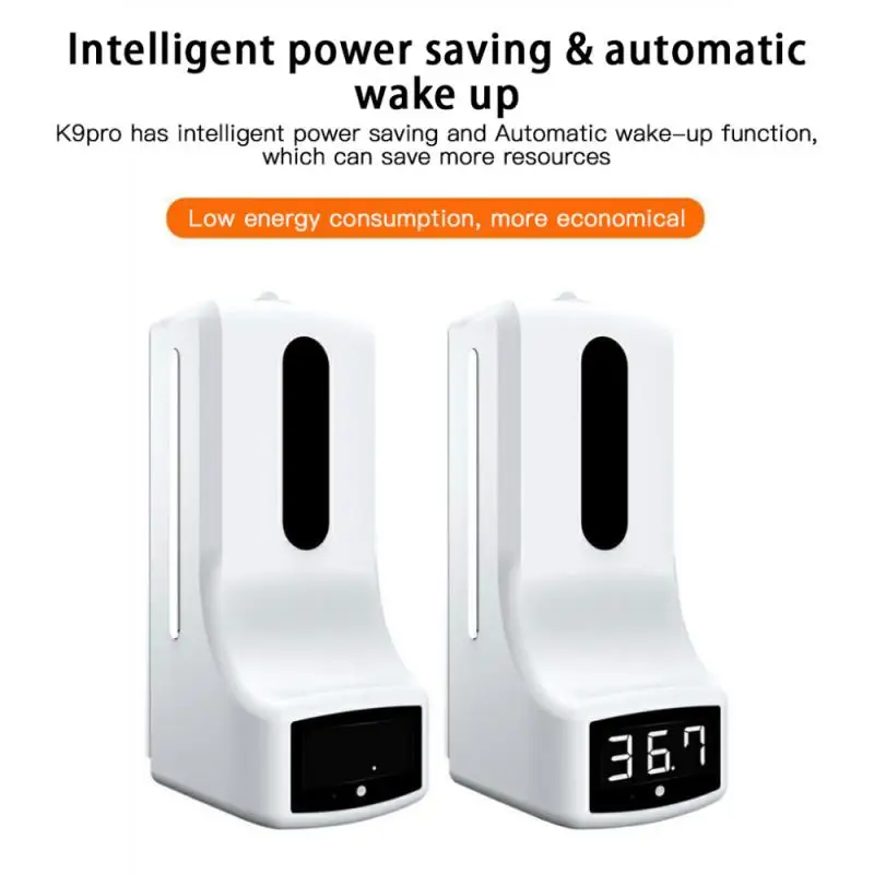 K9pro Intelligent Automatic Sensing Temperature Disinfection Machine Wall-Mounted Infrared With Voice Soap Liquid Device | Обустройство