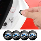 4 шт., ПВХ автомобильные наклейки с логотипом двери, Звукоизолирующие детали для Geely Emgrand X7 EC7 Atlas Boyue CK2 GC6, LC ec7 ec8