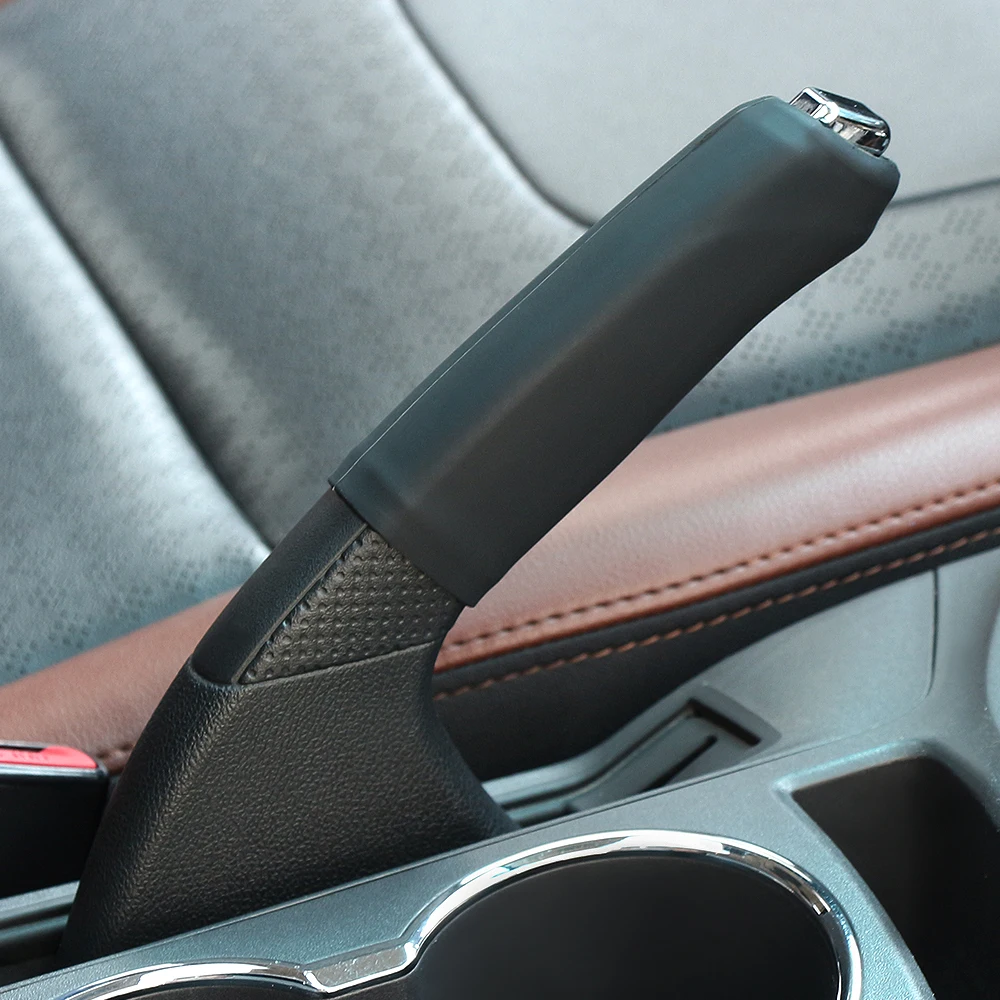Фото Автомобильная силиконовая крышка ручного тормоза E-Тормозная защита для peugeot 207