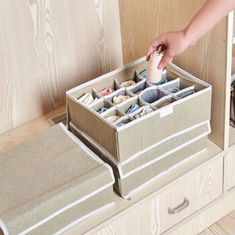 Простое домашнее белье шкаф органайзер для нижнего белья разделитель носков |