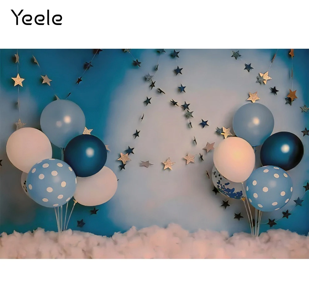 

Yeele ребенок день рождения фон фотосессия шар для украшения вечеринок облака баннер фотографии фона студийных фото реквизит