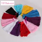 Розница 2022 Новинка 15 цветов в наличии детская шифоновая балетная юбка для девочек шарф для скейта