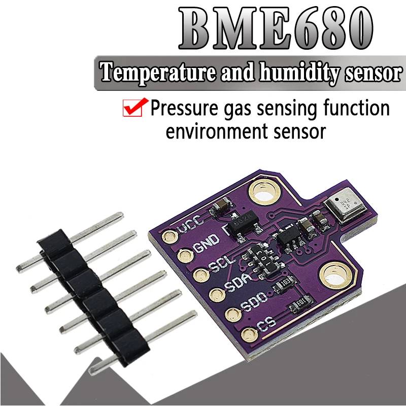 Цифровой датчик давления температуры и влажности BME680 CJMCU-680 модуль датчика высоты