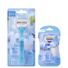 бритва т бритва шаветт бритвенный станок женский Новинка 2021 ультратонкая комбинированная бритва RZR IGUETTA бритва для женщин Бритва для зоны бикини женские бритвы из нержавеющей стали классическая бритва барбекю