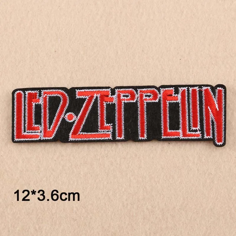 LEDZEPPIN Guns N Roses Music Rock Out Майкл Джексон принц Линкин Парк железная вышитая одежда нашивки для одежды музыкальная группа - Цвет: LEDZEPPIN