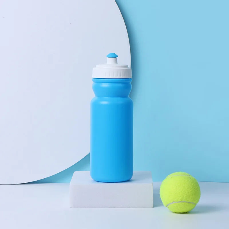 

600Ml Drinkware Water Bottle Hiking Fishing Climbing Sport Extrudable Portable Pe Material Sport Bottle (With Dust Cover)