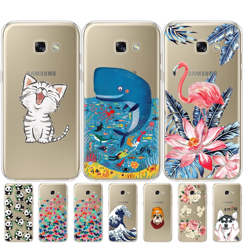 Чехол для Samsung Galaxy A3 2017 чехол A320 A320F силиконовый мягкий из ТПУ защитный