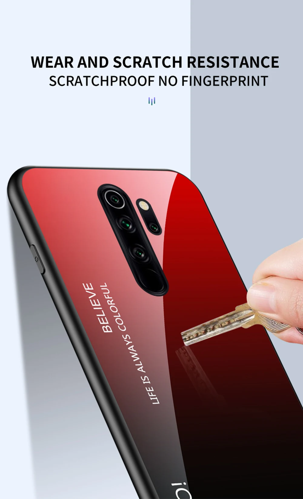 Для Xiaomi Redmi Note 8 Pro Чехол из закаленного стекла роскошный градиентный Мягкий силиконовый чехол-рамка для Xiomi Redmi Note 8 Plus чехол для телефона