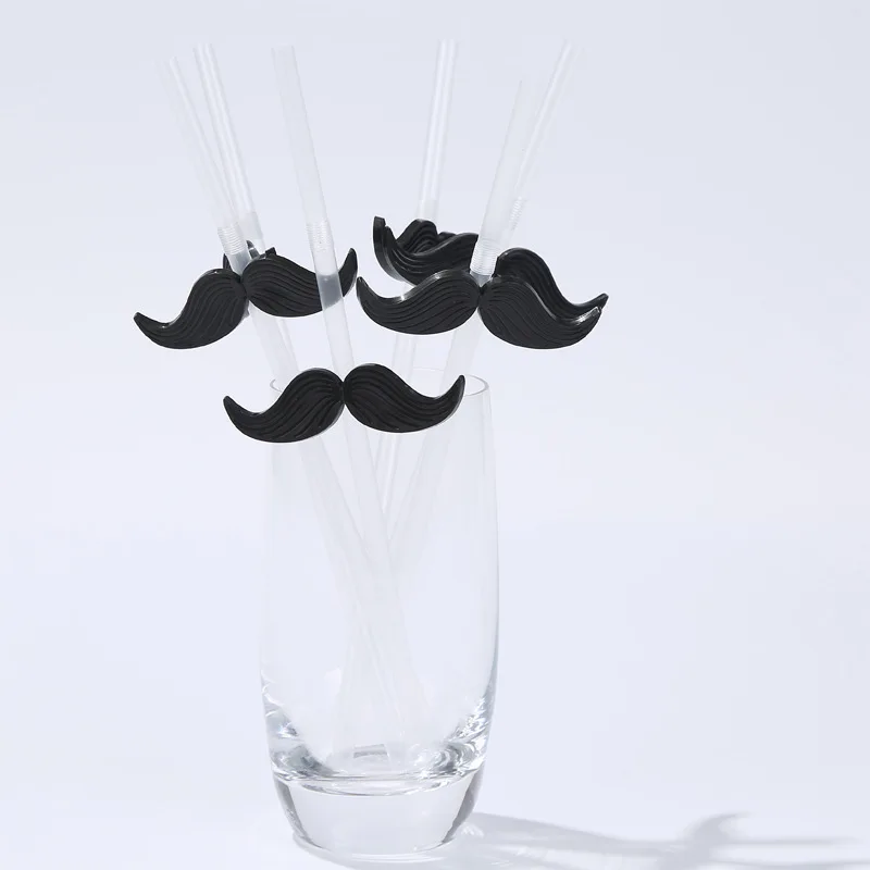 Beard straws Party funny creative Photograph props novelty strange | Дом и сад