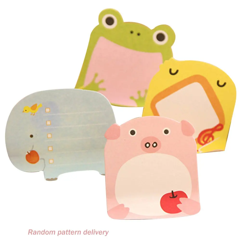 

Creative Cartoon Animal Practical Sticky Post Cute Small Fresh Note Sticker Notepad Small Gift For Children