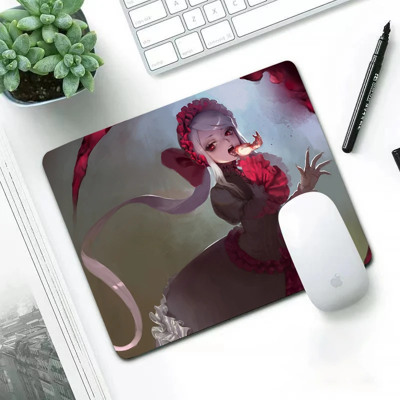 

Luxury Overlord lovely wear-resisting small 22x18cm office leisure edge anti slip washable laptop game mouse pad
