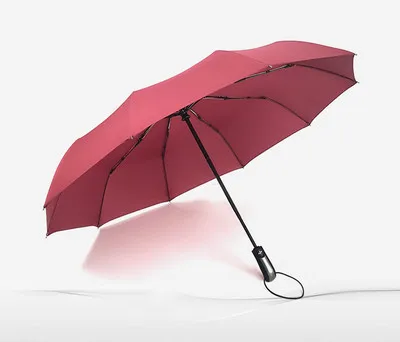 

Women For Men Gift 3Folding Fully-Automatic Wind Resistant Umbrella Rain Parasol Compact Large Travel Business Car 10K Umbrellas