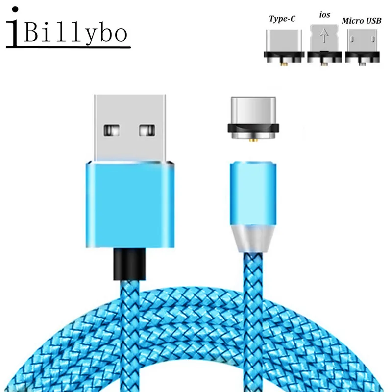 Светодиодный магнитный кабель типа C для Oppo Reno Z USB быстрой зарядки Samsung galaxy A50 A70 A20E