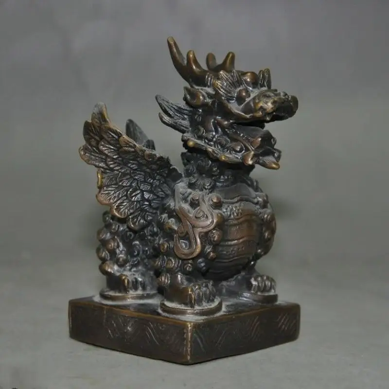 Статуя талисмана крыла кайлина цилина фигурка животного для украшения коллекции