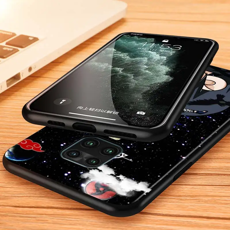 

Cute Anime Japanese For Xiaomi Redmi Note 9 9S 9Pro Max 8T 8Pro 8 7 6 5 Pro 5A 4X 4 Silicone Soft Black Phone Case