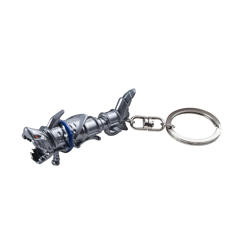 

2020 New League Of Legends Weapons Keychain Creative Metal Fishbone Pendant Key Chain Charm Gift Backpack Decoration Keyring