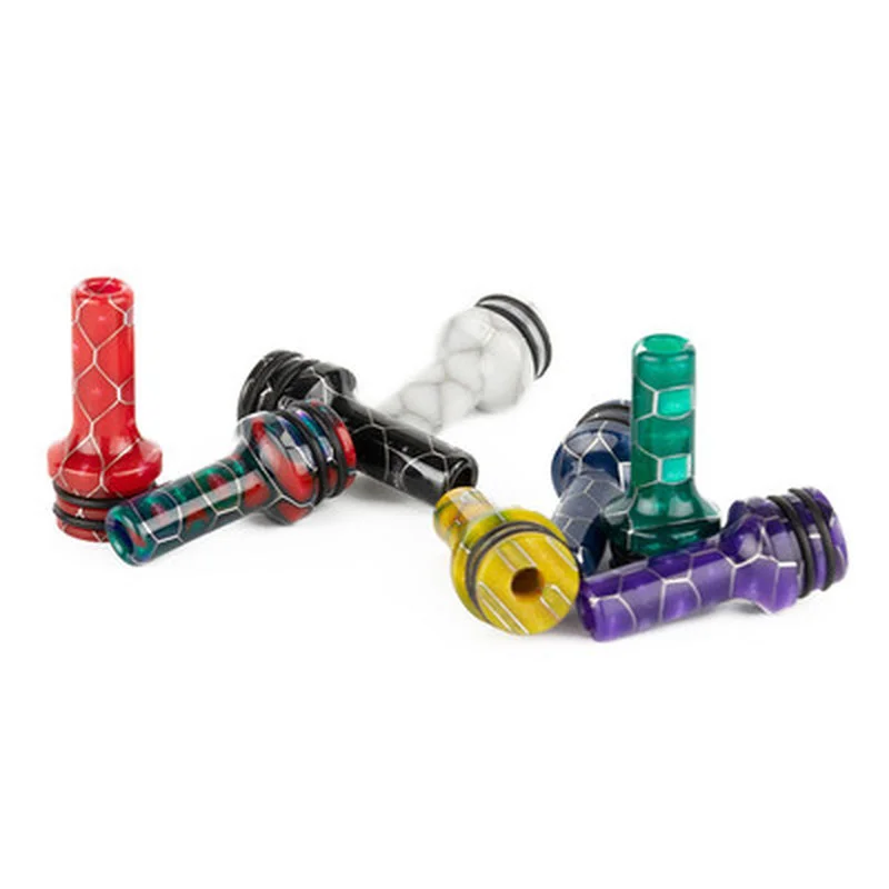 Hight Colorful Mouth Resin Drip Tips 510 MTL Thread Cigarette Mouthpiece Small Caliber Taste Type | Дом и сад