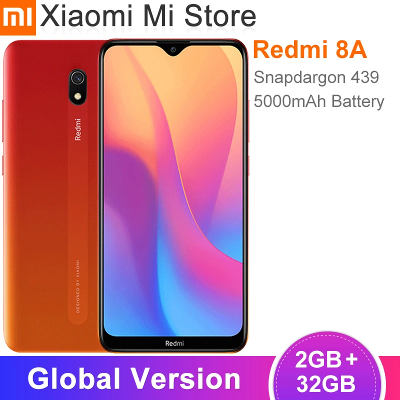 Глобальная версия Xiaomi Redmi 8A 2 Гб оперативной памяти 32 встроенной 8 мобильный