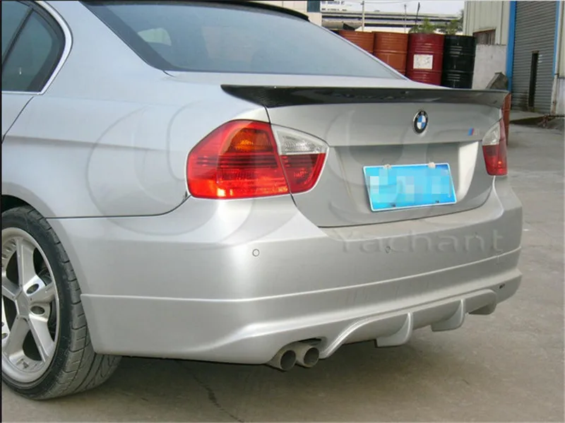 Спойлер для багажника из углеродного волокна CF подходит 2006-2008 E90 AC Style Duckbill