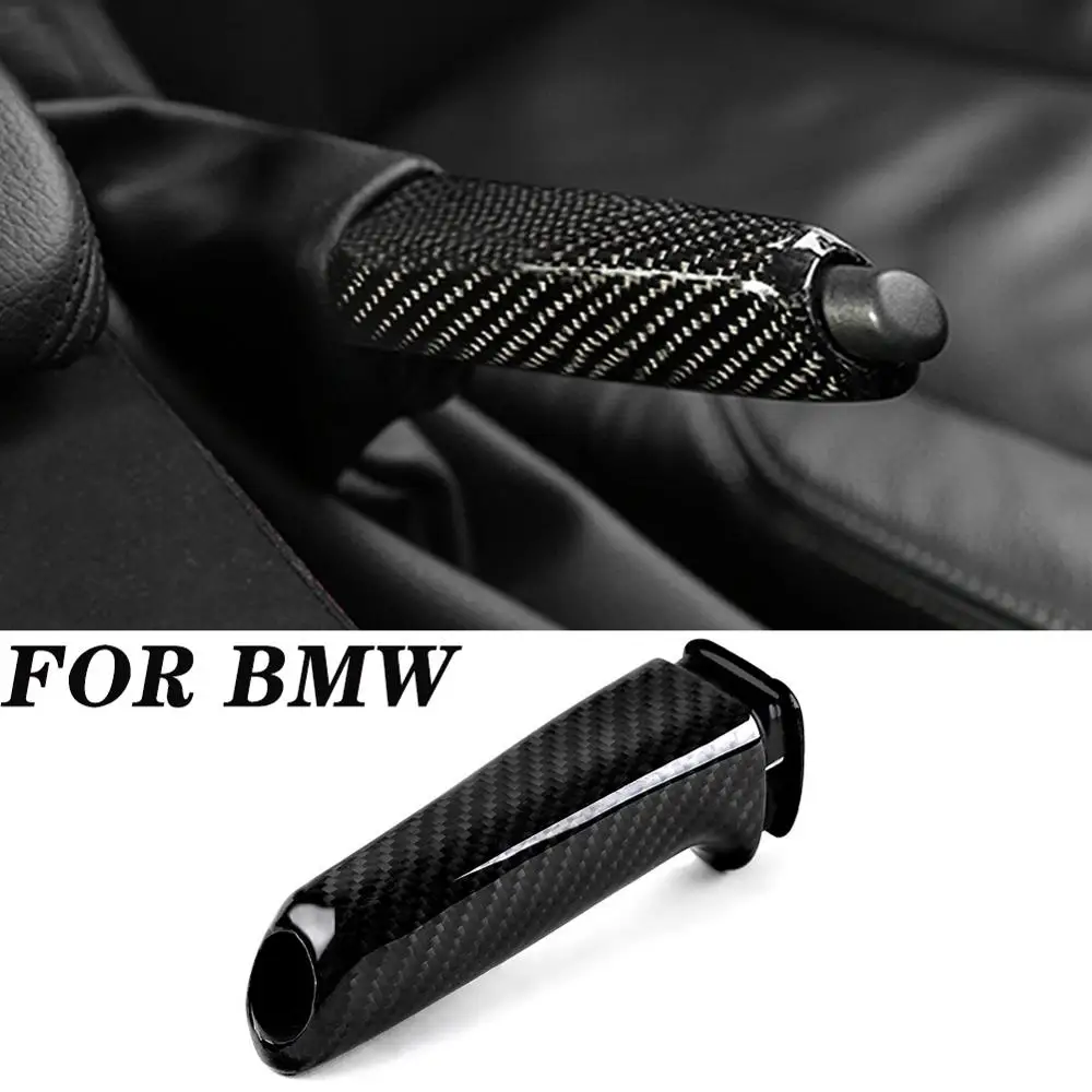 

Carbon Fiber Car Handbrake Parking Manual brake Cover Trim For BMW 1 3 5 Series F20 E46 E90 E92 E60 E39 E36 F30 F34 F35 F10 F18
