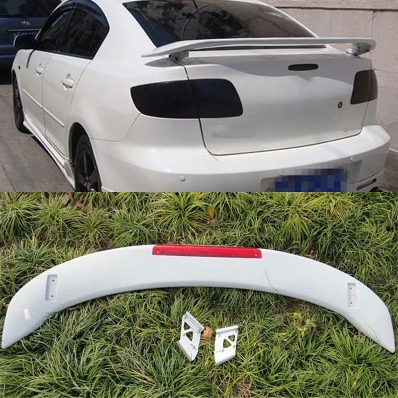 CEYUSOT для старой Mazda 3 автомобильный спойлер заднее крыло 2005 2013 ABS Материал праймер