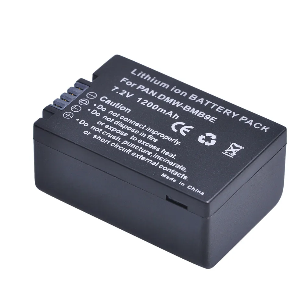 

DMW-BMB9 1200mAh DMW-BMB9E Battery forPanasonic Lumix DMC FZ40K FZ45K FZ47K FZ48K FZ60 FZ70 FZ100