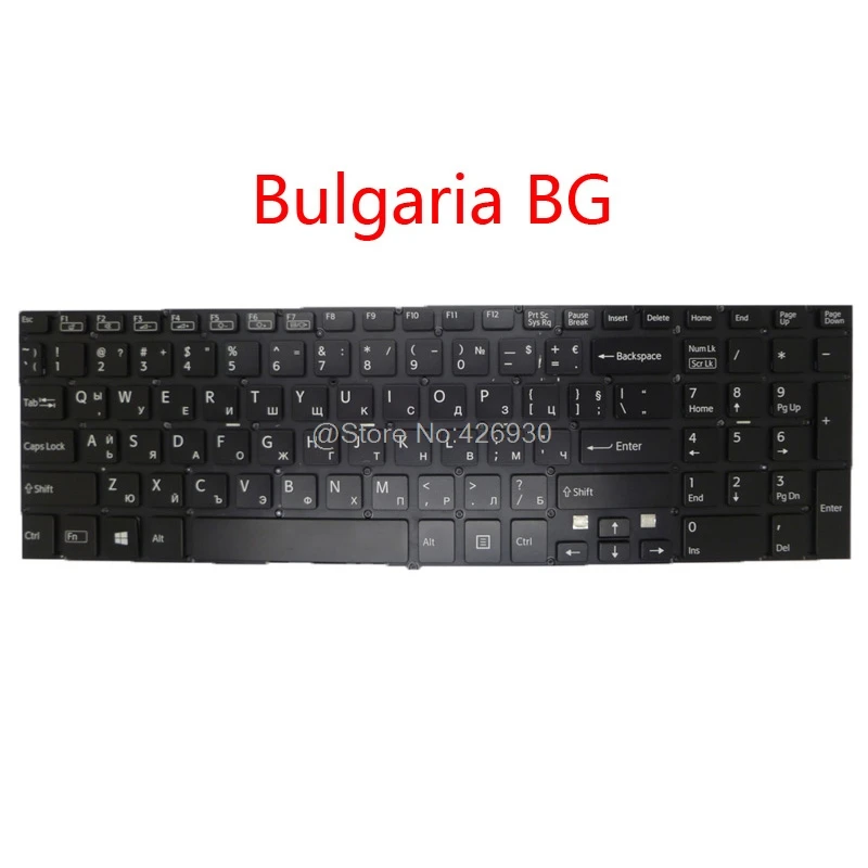 Ноутбук с подсветкой SP BG TR IT клавиатура для SONY VAIO SVF152 SVF153 149240671ES 149240611BG 149240741TR