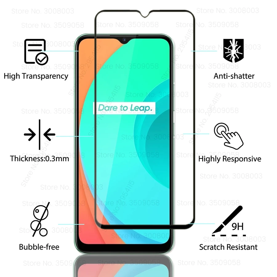 1/2 шт. realmi c 11 закаленное стекло для oppo realme c11 2020 rmx2185 6 5 ''дисплей телефона