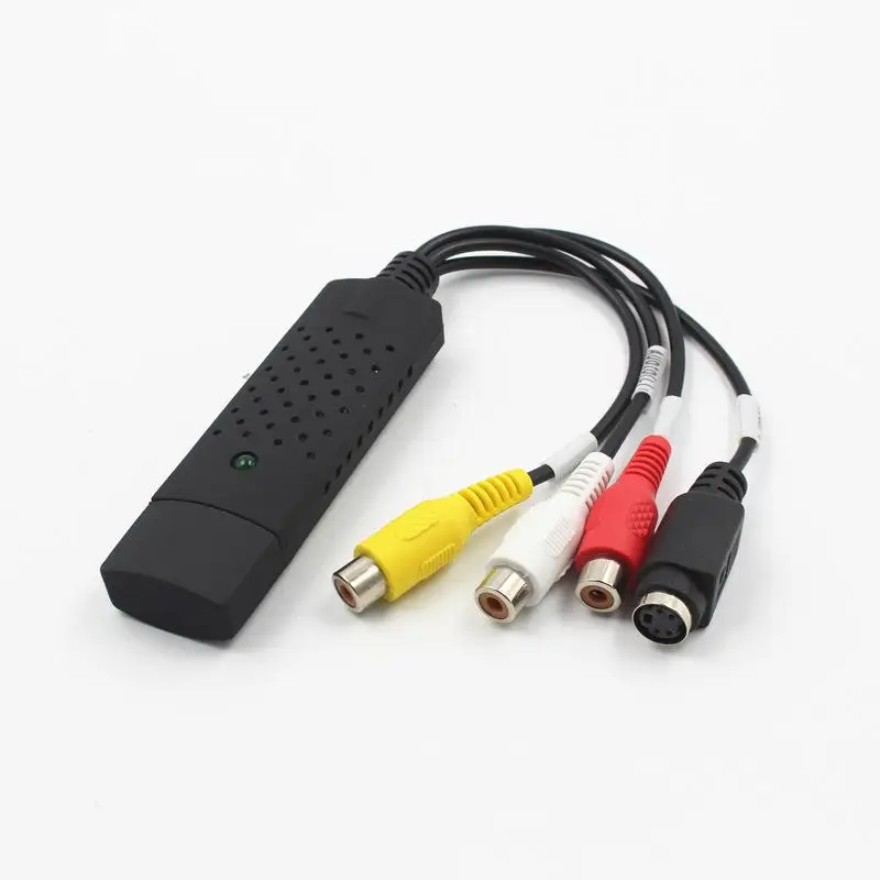 DishyKooker USB 2 0 аудио видео конвертер VHS в DVD Карта видеозахвата адаптер|Коннекторы и