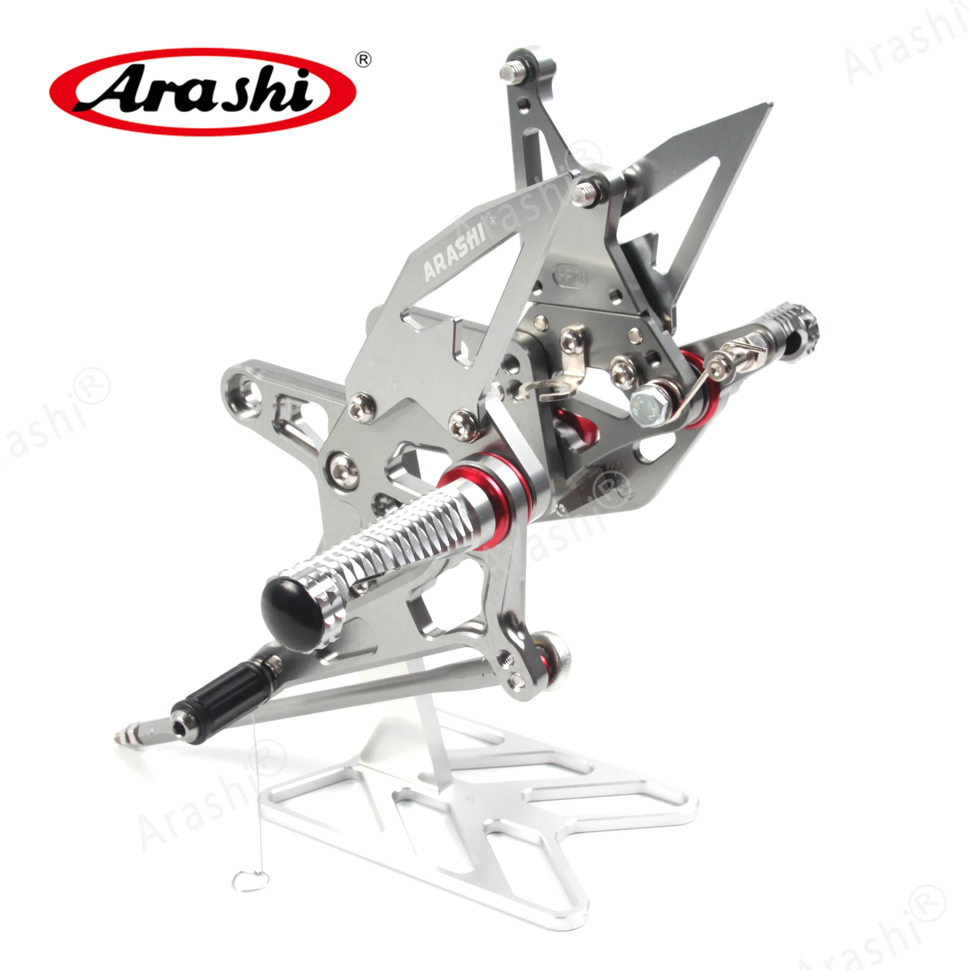 Араши ЧПУ Rearset ZX 6R ZX6R ZX636 2015 2016 2017 QS подножка регулируемая сзади набор для KAWASAKI NINJA