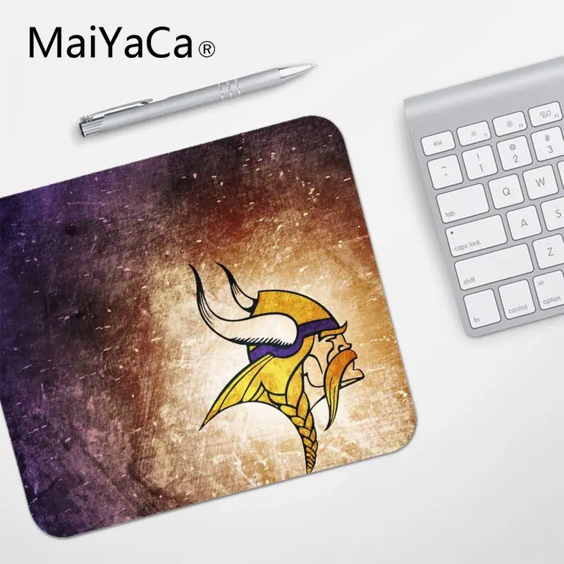 No Lock Edge18x22cm MaiYaCa высокое качество Миннесота и Викинги заказной Ноутбук игровой коврик для мыши Гладкий блокнот для письма настольные компьютеры мат игровой коврик для мыши - Цвет: No Lock Edge18x22cm