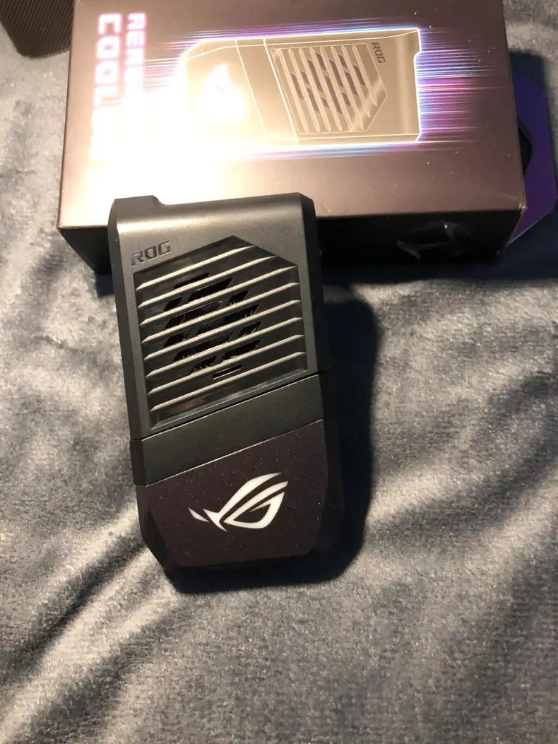 Najtaniej Używany Stary Oryginalny ASUS Telefon ROG 3 Uchwyt Wentylatora Aero Aktywny Cooler 3 Adapter Do Gier Dla ASUS ROG 3 Smartpphone