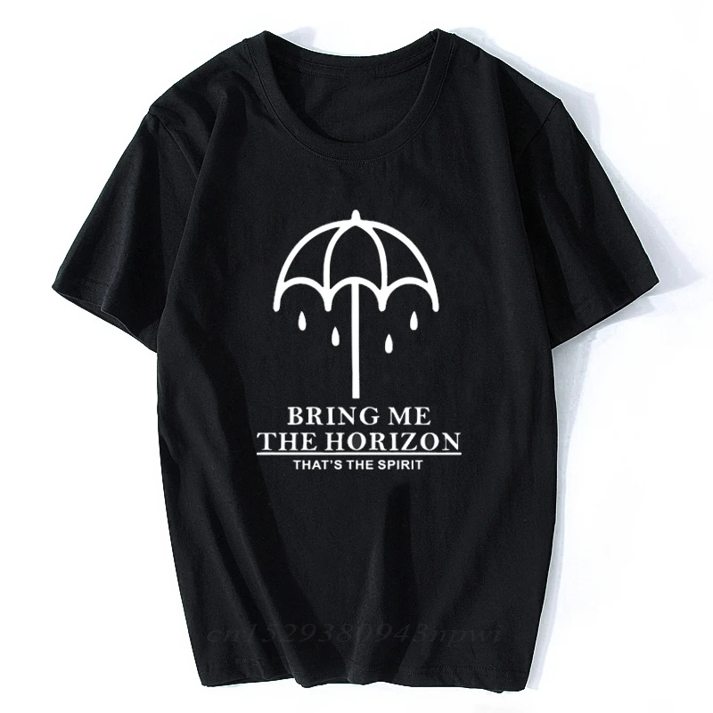 Мужские футболки с цифровым принтом Bring Me The Horizon Can You Feel My Heart топы из чесаного