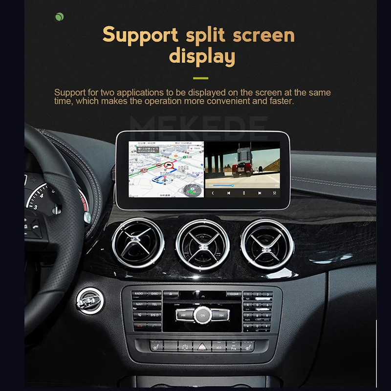 Автомобильная магнитола 4 + 64 ГБ Android 10 0 4G Lte аудио GPS навигация плеер для Mercedes Benz A