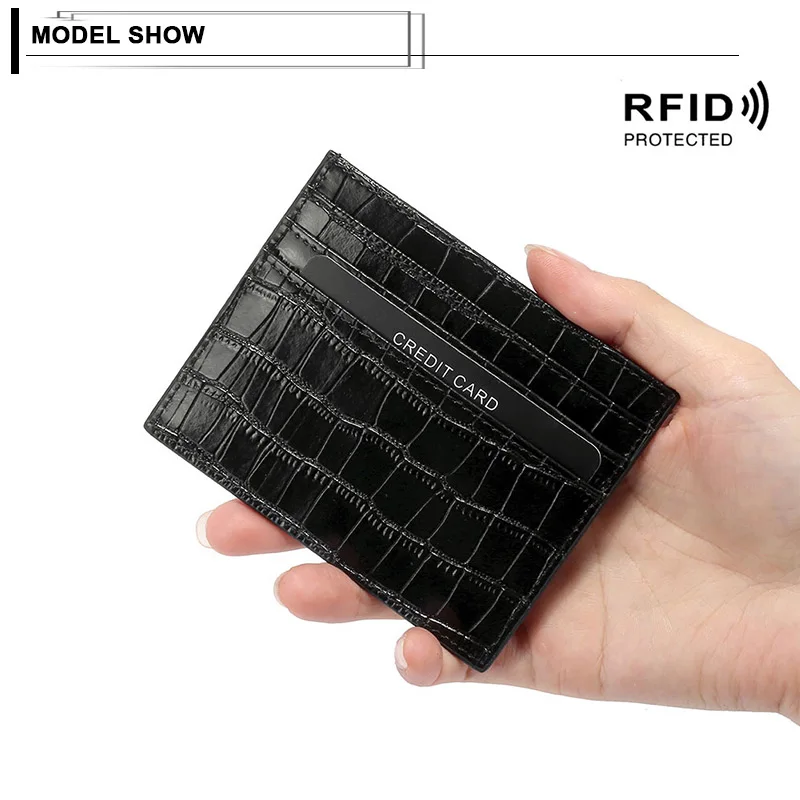 Женский кошелек из натуральной кожи с технологией RFID модный компактный