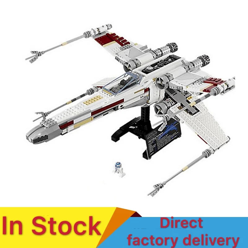 Lepinblocks 05039 звезда План серии UCS Rebel Red Five X крыло модель космического истребителя