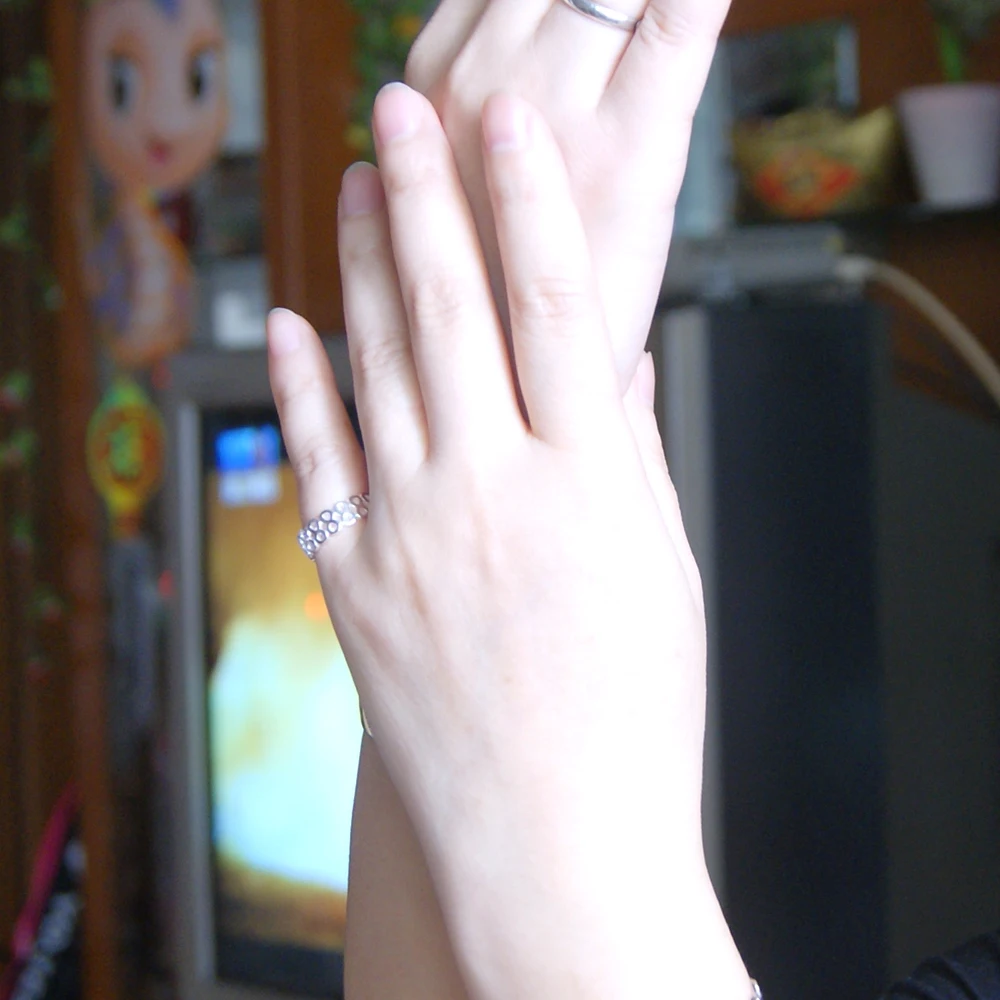 Летние 925 серебряное кольцо для женщин простой оригинальный серебристый