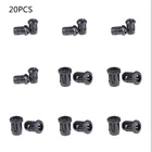 20 шт. 3 мм5 мм8 мм10 мм черный пластик лампа светодиодный держатель диода черный зажим рамка гнездо крепление