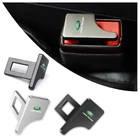 Скрытый цинковый сплав автомобильный ремень безопасности Buckle автомобильные аксессуары для Land Rover Range Rover Velar Sport Discovery 2 3 Defender