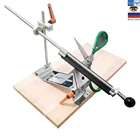 Система для заточки ножей Ruixin Pro с реверсивным зажимом, улучшенный Алмазный точильный камень с крестом-слайдером, вращающийся зажим