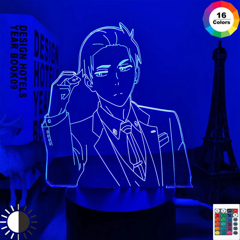 

Anime Action Figure Led Night Light Manga The Millionaire Detective Balance UNLIMITED Huesca Lamp Kawaii Room Decor Light