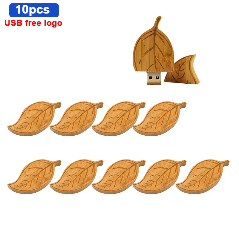 

USB-флеш-накопитель деревянный в коробке, 4-64 Гб, 10 шт./лот