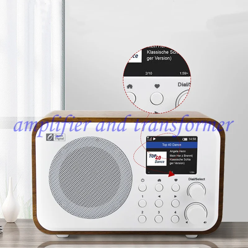 Ocean Digital WR-336N WiFi (Интернет) радио FM DAB + Blueetooth Многоязычное 2000 мАч перезаряжаемая