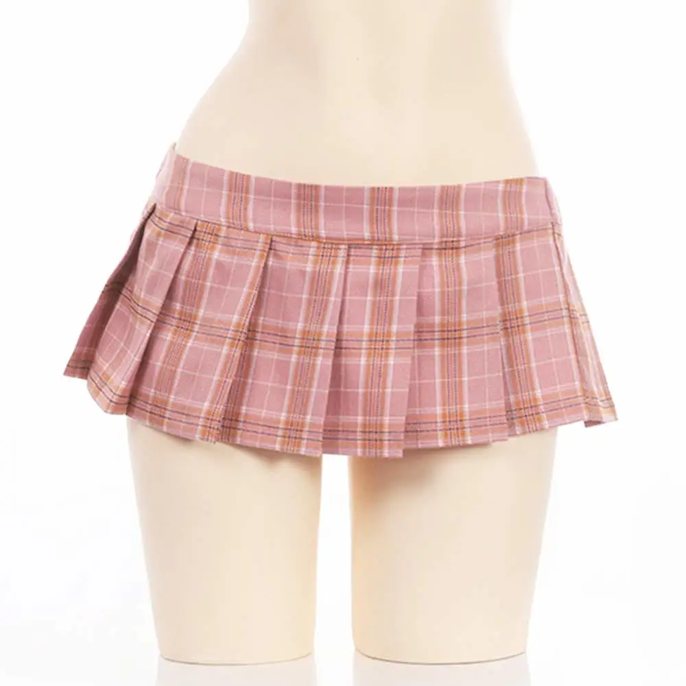 Женская сексуальная клетчатая юбка в клетку школьная одежда для девочек костюм