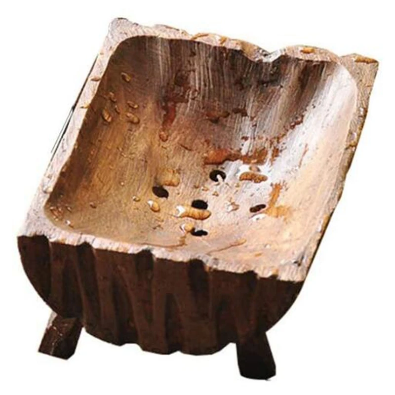 Деревянный чехол для мыла ванной комнаты раковина душевая тарелка прямоугольная