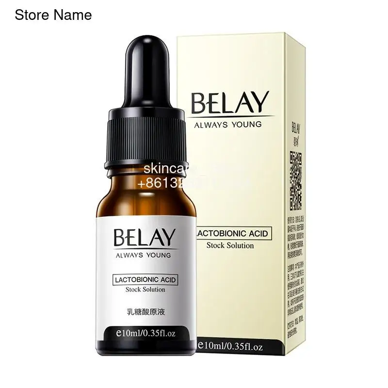

Belay Pore Shrinking Serum Essence Lactobionic Acid Face Solution Serum Minimize Pores Oil-Control Whitening Anti-Wrinkle 10ml